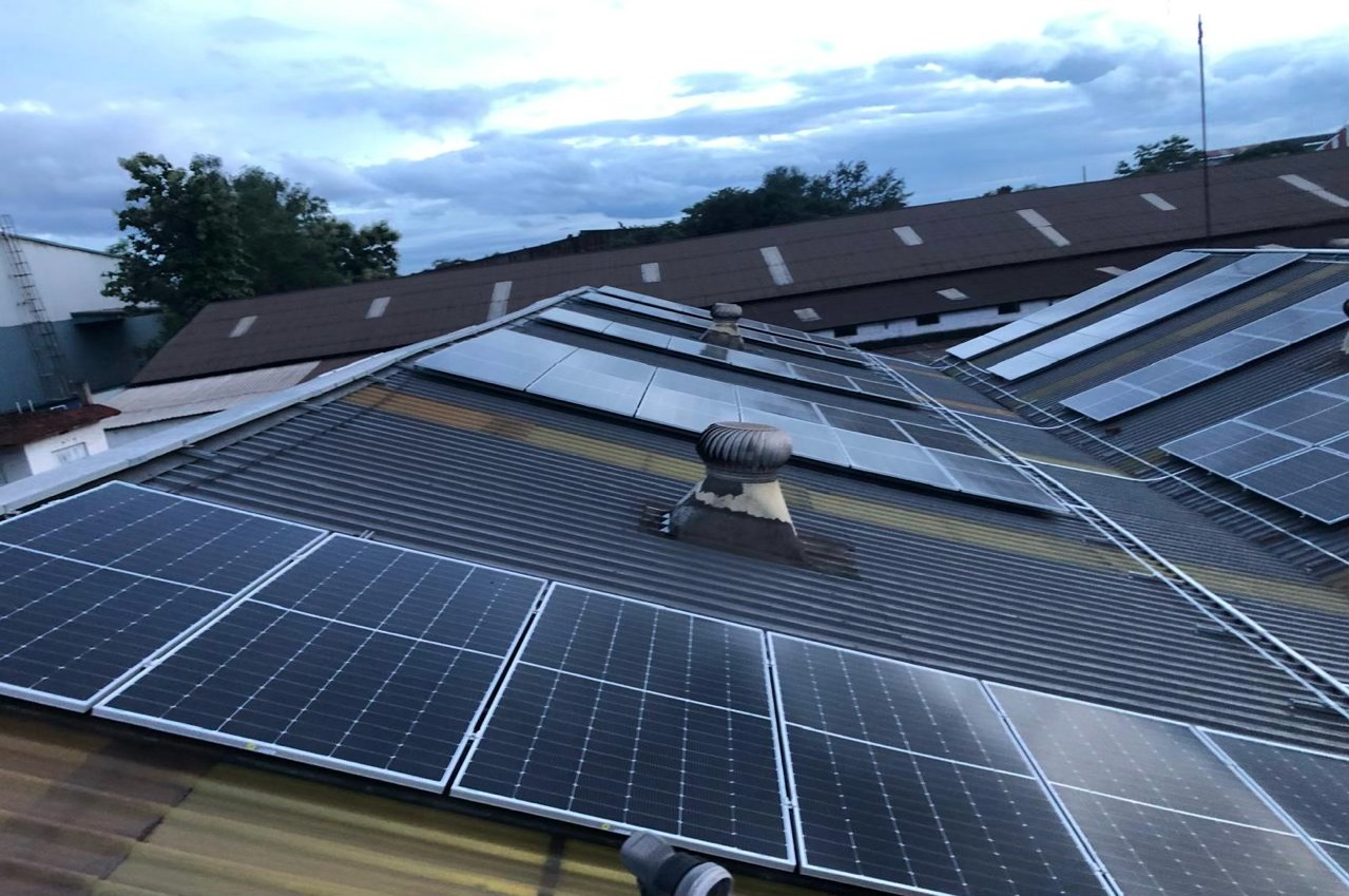 Rooftop solar installation by InviroNext